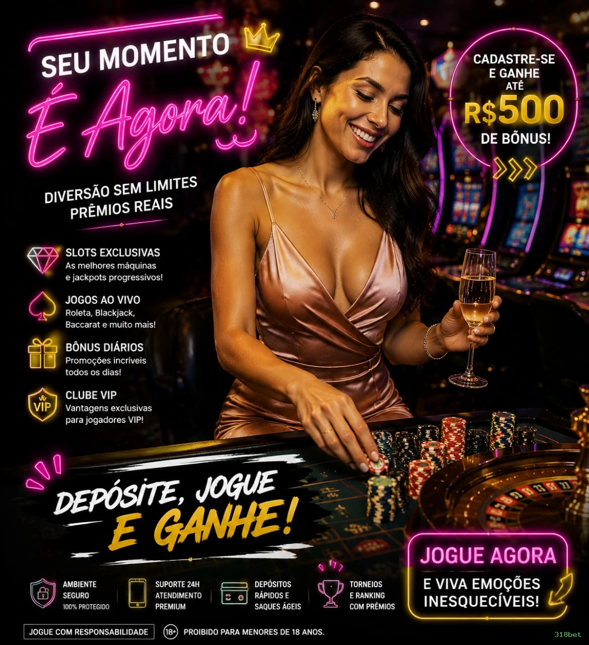 Controles de paJogonto e BRL em 318bet
